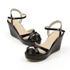 Sommer Neue Keile Ferse Sandalen Frauen High Heel Plattform Damen Schuhe Große Größe 42, Kleine