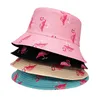2024 Panama Eimer Hut Männer Frauen Sommer Eimer Kappe Flamingo Hut Bob Hut Hip Hop Gorros Angeln