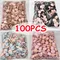 Mini Finger Daumen Make-Up Schwamm Puff 100PCS Weiche Luft Kissen Concealer Cosmetic Puff Flüssige Foundation Erröten Pulver Schönheit Werkzeuge