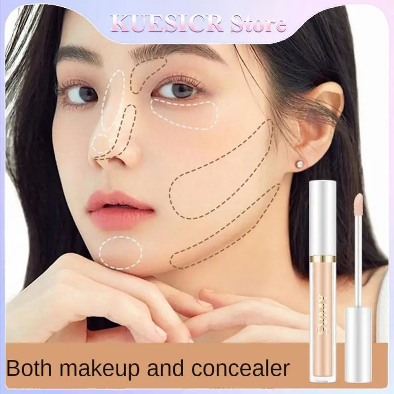 Flüssiger Concealer, mattierter Highlighting-Stick, hübsche Nase, seitlicher Schattenkorrektor, korrigierender Concealer, Schatten, Gesichtskontur, Gesichts-Make-up Image
