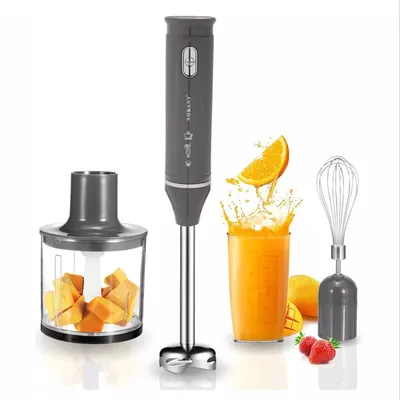 4-In-1 Handheld Blender Set, Including Multi-Function Stick Blender, Whisk, Chopper And Beaker,