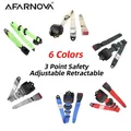 Cintura di sicurezza a 3 punti Cintura universale regolabile 6 colori Rosso Nero Beige Grigio Blu Verde Accessori di sicurezza per auto adatti per la maggior parte delle auto