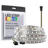 2,5 m 5m Strisce luminose LED flessibili 30/60 LED 5050 SMD 10mm 1 pc RGBIC (Colore sogno indirizzabile) Strisce LED Al Coperto Feste Impermeabile 12 V