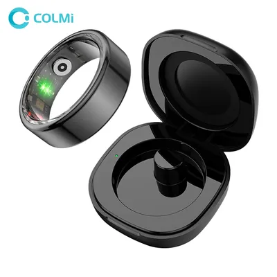 COLMI-R02 Smart Ring with Charging Case for Men Women, Battery Life, 39 Days, Health Monitor, 5ATM