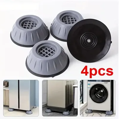 4pcs Anti Vibration Feet Pads Rubber Mat Slipstop Silent Dampers Stand Universal Washing Machine