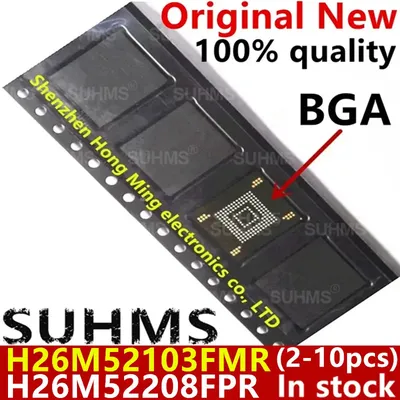 (2-10piece)100% New H26M52103FMR H26M52208FPR BGA Chipset