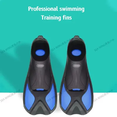 Beginner swimming training fins with multiple color specifications, original factory diving training