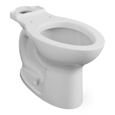 American Standard Cadet PRO Compact Right Height 3517F101.020 White Vitreous China Floor-Mount Chair Height Elongated Toilet Bowl - 1.28 GPF