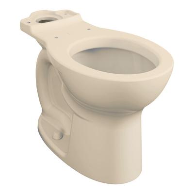 American Standard Cadet PRO Right Height 3517B101.021 Bone Vitreous China Floor-Mount Chair Height Round Toilet Bowl - 1.6 GPF