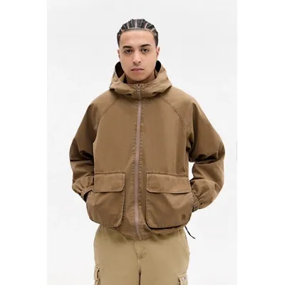 Ayker Brown Ripstop Anorak Jacket - Brown XS at Urban Outfitters