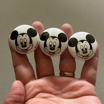 Disney Other | Disney Mickey Mouse Dresser Or Door Knobs | Color: Black/White | Size: Os