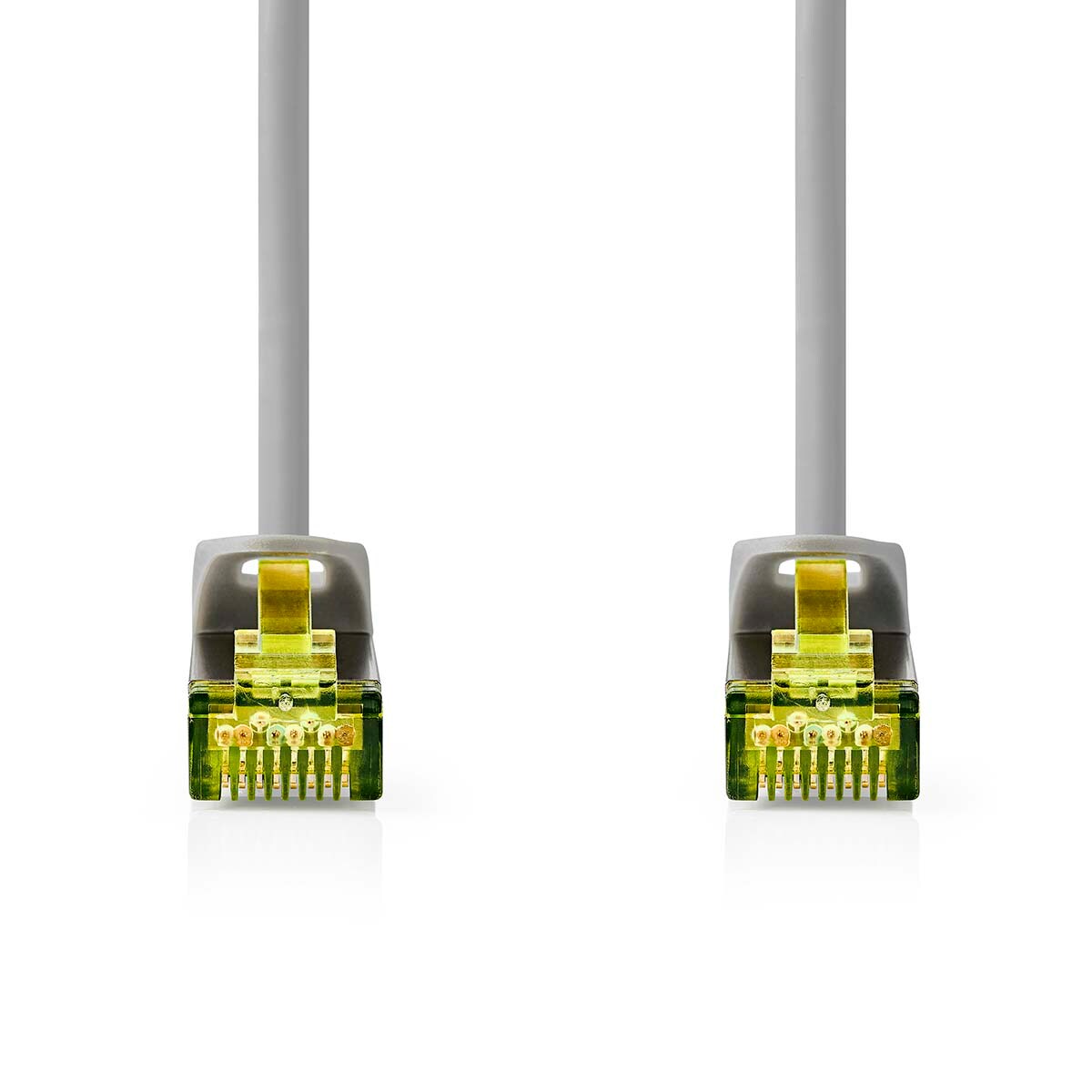 Nedis Cat 8.1-Netzwerkkabel - S/FTP - RJ45 Stecker - RJ45 Stecker - 10.0 m - Rund - LSZH - Grau - Label Image