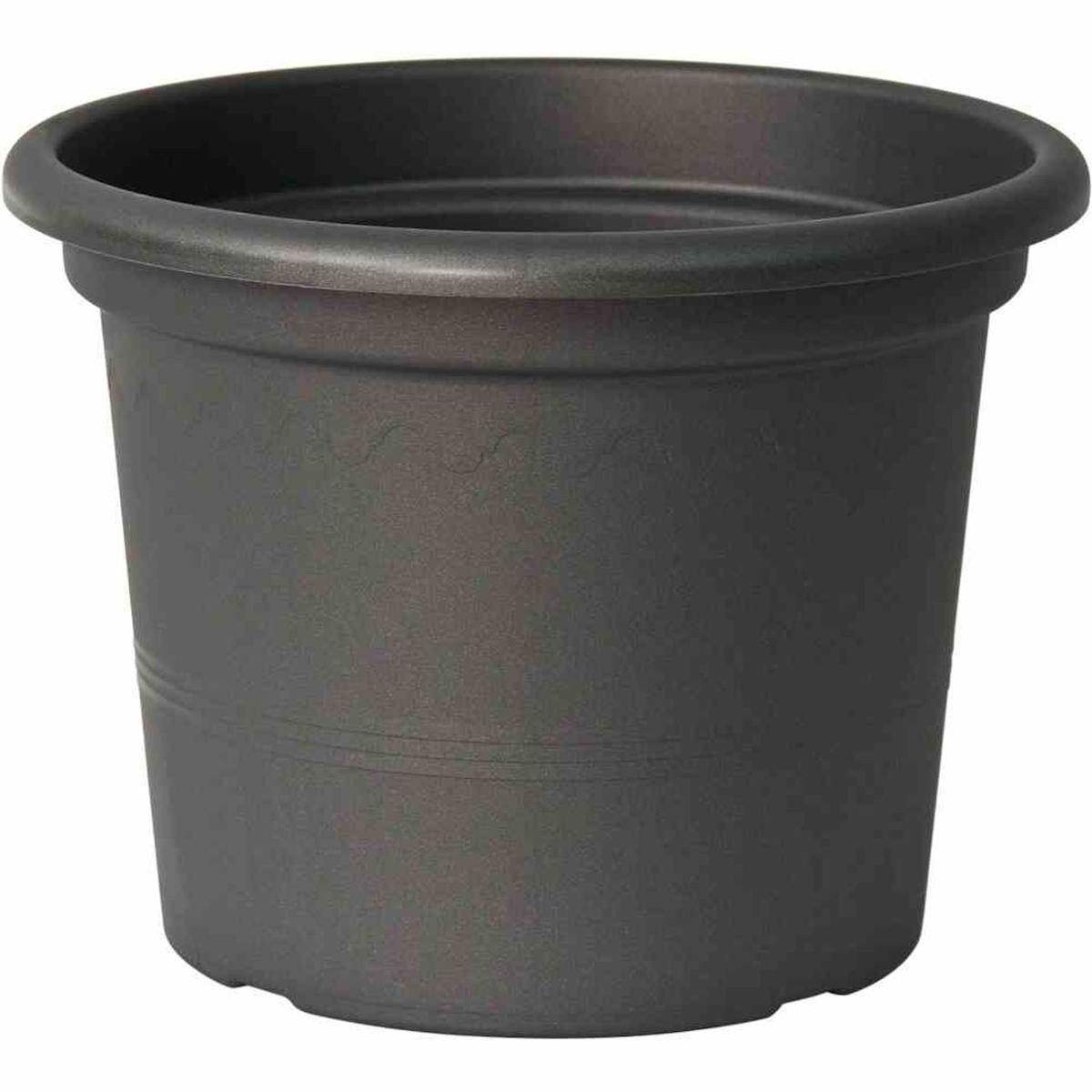 euro3plast Kübel GEO Ø 35 cm anthrazit rund anthrazit 35 Image