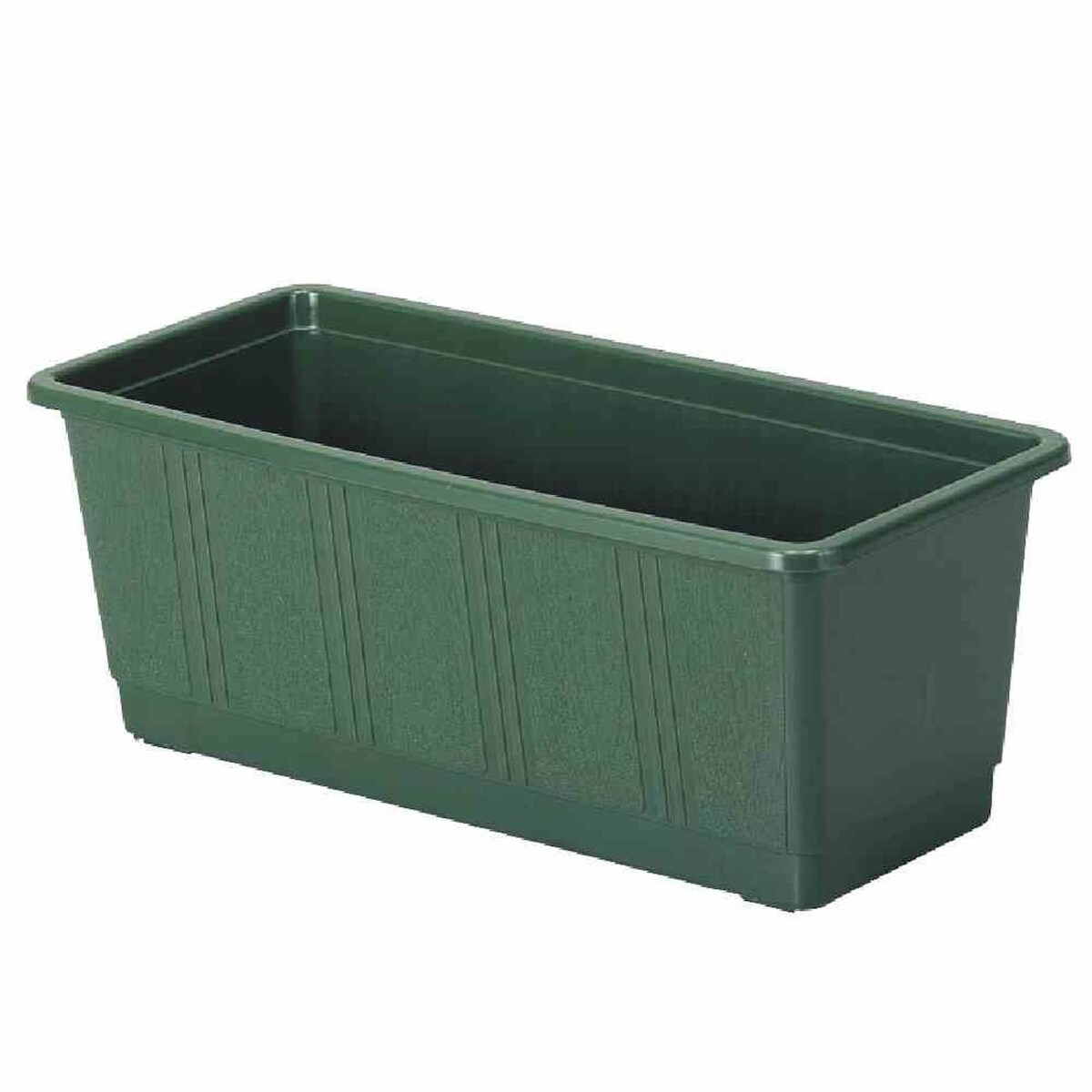 Geli Blumenkasten 39x17,5cm grün Balkonkasten Pflanzkasten Blumentopf Kunststoff Grün Image