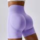 Per donna Shorts da Palestra Shorts da yoga Shorts da allenamento Fascia Elastica Vita Alta Yoga Allenamento in Palestra Pilates Pantaloncini Nero Blu Viola chiaro Gli sport Abbigliamento sportivo