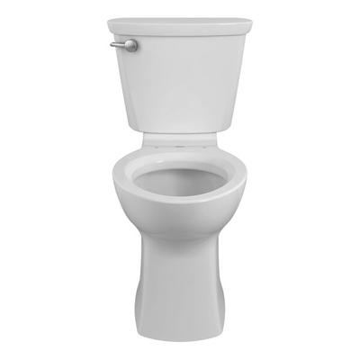 American Standard Cadet PRO 215CB104.020 White Vitreous China Floor-Mount Standard Height Elongated Toilet with 10" Rough-In - 1.28 GPF