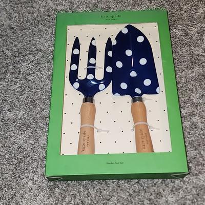 Kate Spade Other | Nib Kate Spade Garden Tool Set | Color: Blue/White | Size: Os