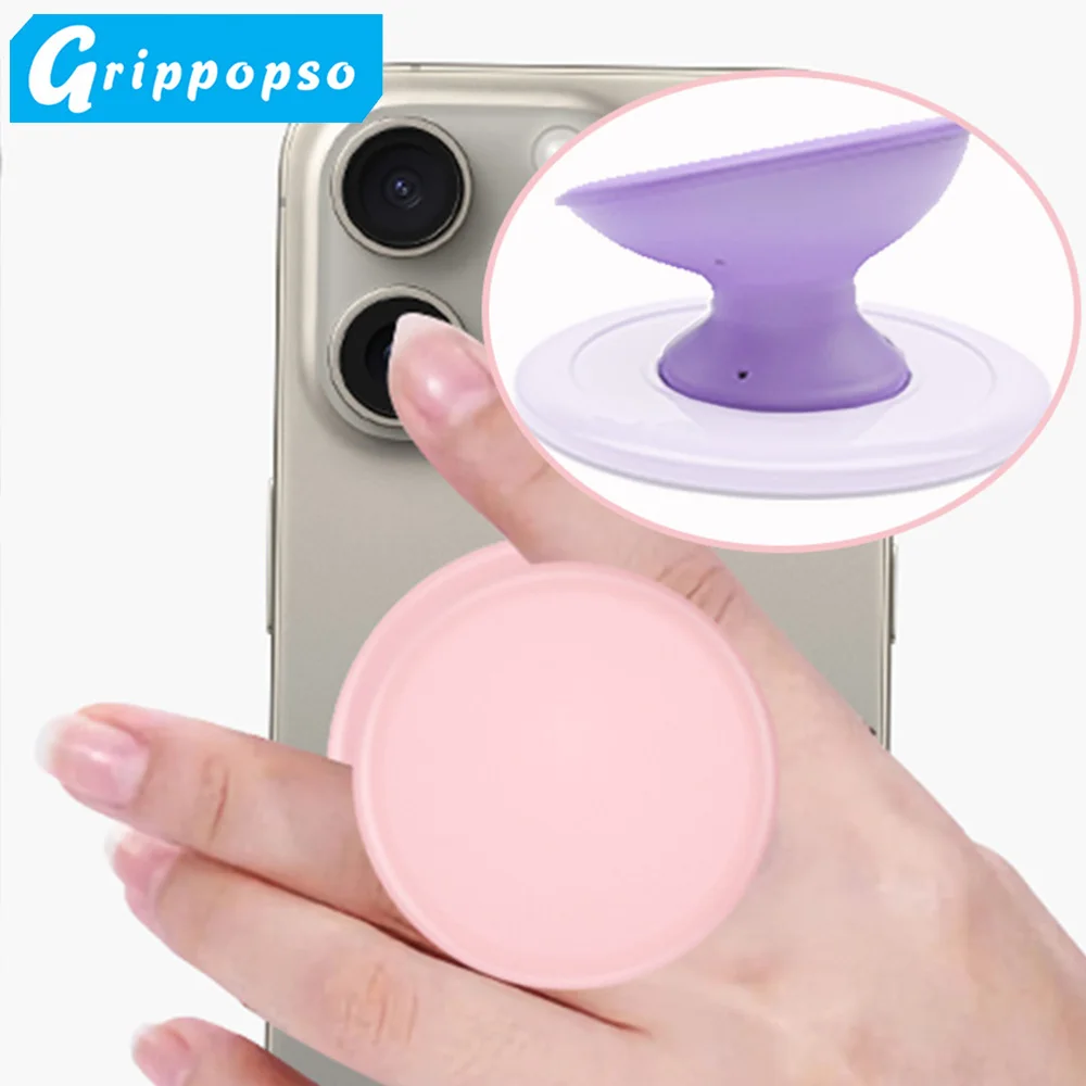 Gripryso Pop-Support magnétique en silicone pour téléphone portable, accessoire Magsafe pour smartphone, nouveauté