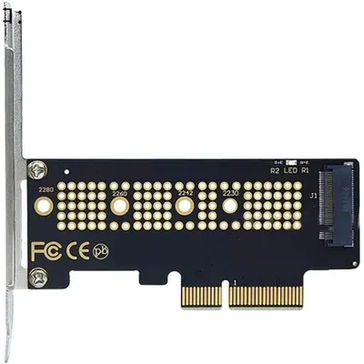 M.2 NVME to PCIe 4.0 Adapter M.2 SSD Gen4 PCIe 4.0 X1 X4 X8 X16 Expansion Card For PC