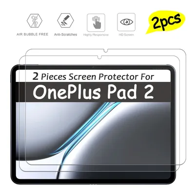 2 Pieces Oil-coating Ultra Clear Screen Protector HD Hard Film Scratch Proof Tempered Glass For