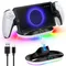 Charging Dock Station for PlayStation Portal Charger Stand for PS Portal with 9 Lights Handheld