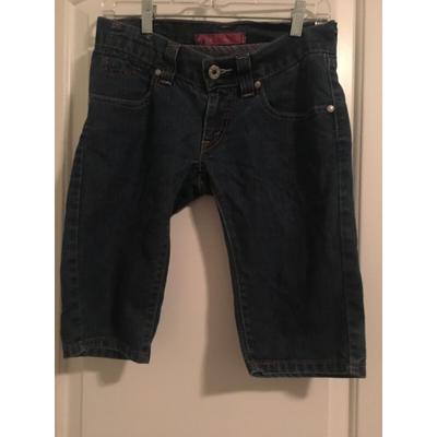 Levi's Shorts | Levi's Women's Juniors Jean Shorts Pockets Blue Denim Size 5 | Color: Blue | Size: 5