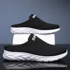 Leichte männer Halbe Hausschuhe Atmungsaktive Männer Hausschuhe Mode Casual Schuhe Anti-slip Männliche Flache Slip auf Wohnungen Outdoor große Größe