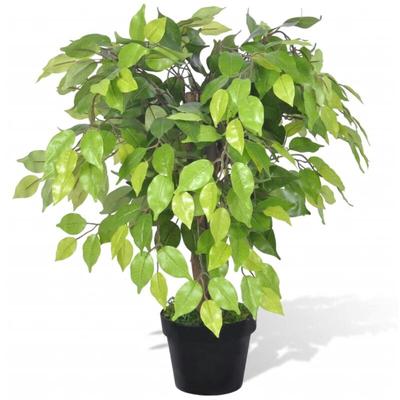 Künstlicher Zwerg-Ficus mit Topf 60 cm Vidaxl