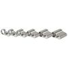 Abus - clx/wlx Verlängerungssatz 10 mm Modularsystem - silber
