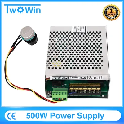 500W Spindle DC Power Supply, 220V 110V Mach3 Speed Controller Power Converter For CNC Wood Router