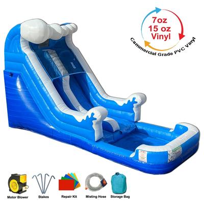 Jingo Jump 13' Sime Ocean Water Slide - 20′ L x 13′ H x 9′ W