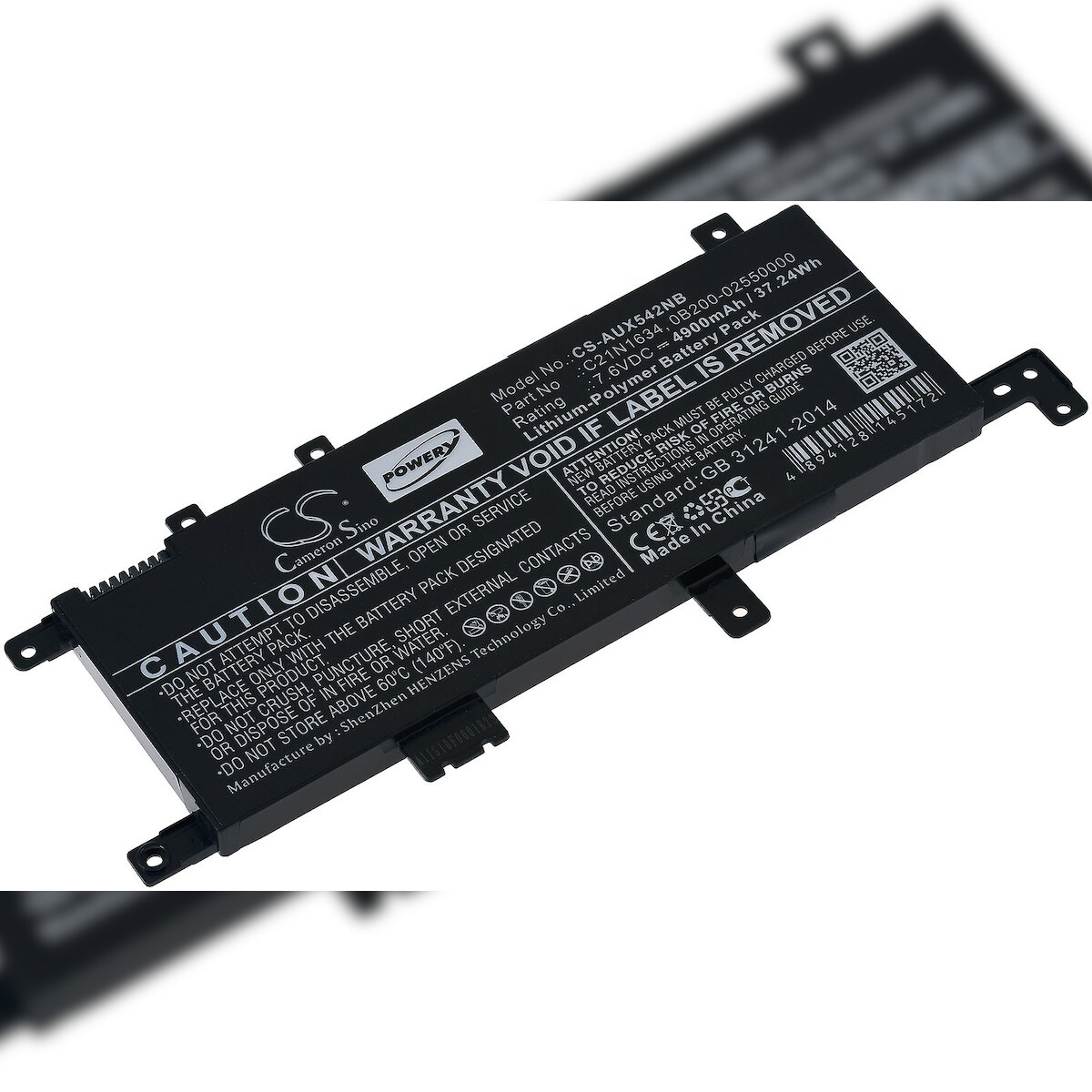 Powery Akku für Laptop Asus R542U