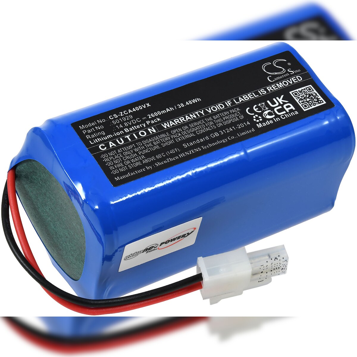 Powery Akku für Saugroboter ZACO A9s Image