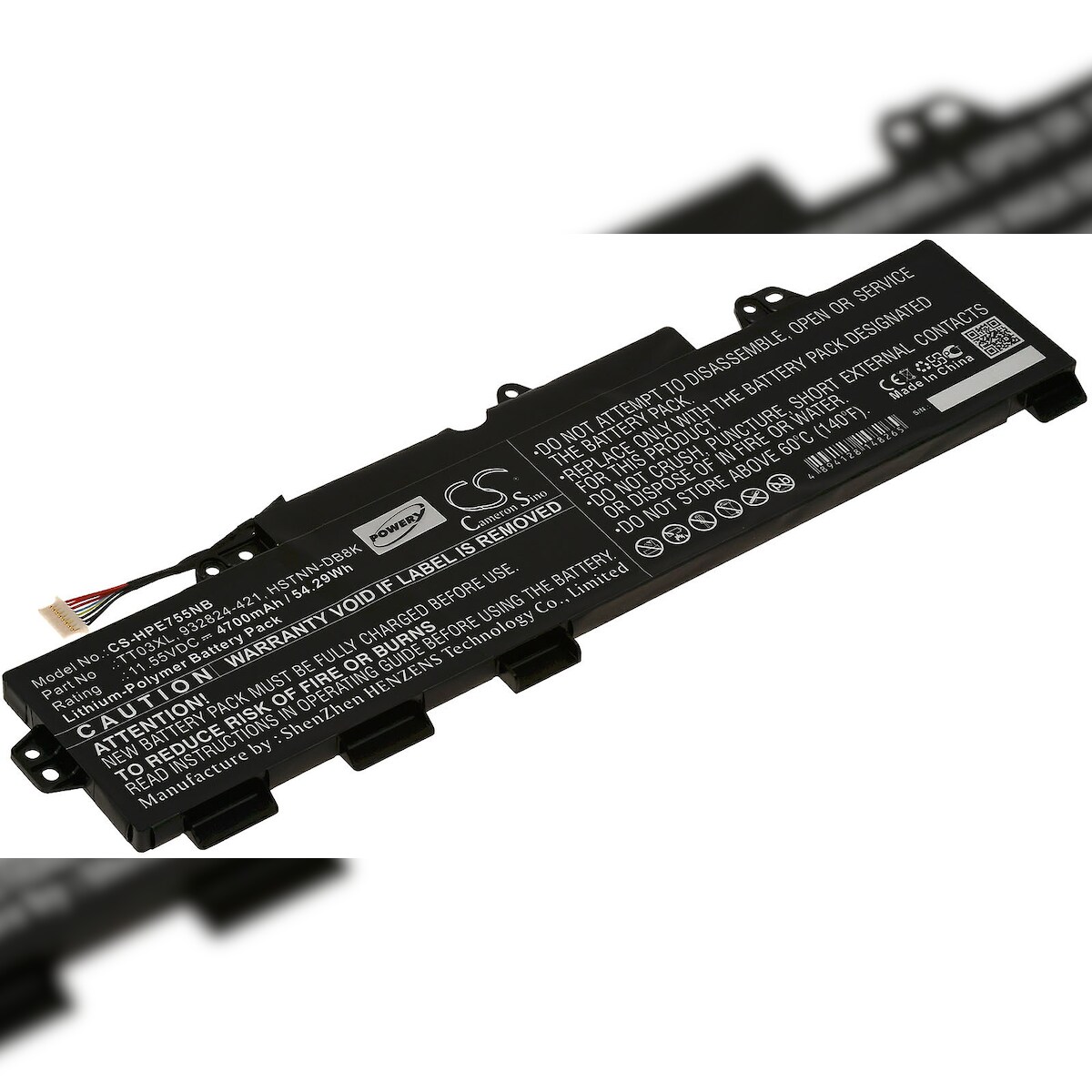 Powery Akku für Laptop HP EliteBook 850 G5 3JX14EA