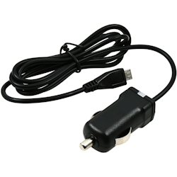 Powery KfZ-Ladekabel mit Micro-USB 1A Schwarz für Nokia Lumia Icon Image
