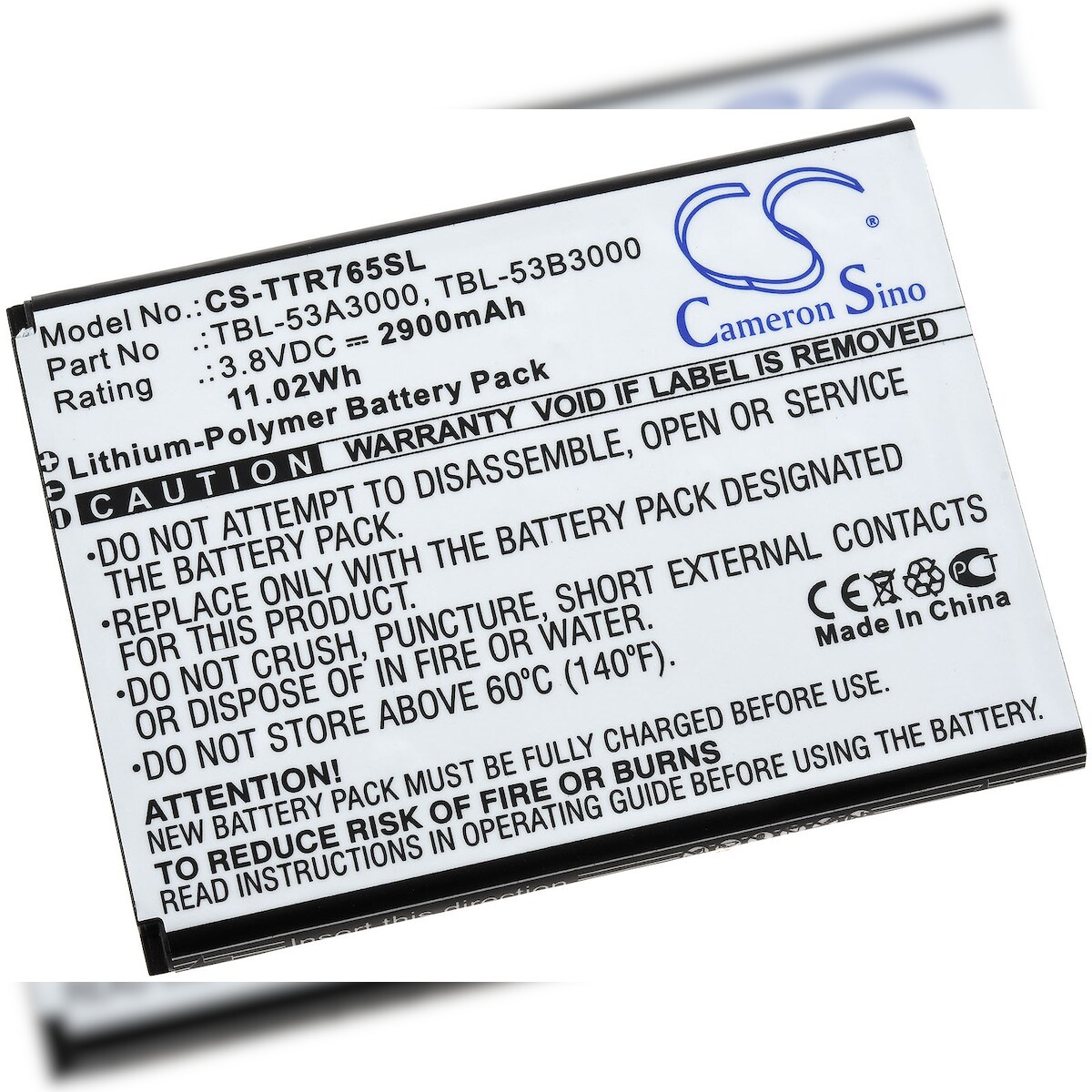 Powery Akku kompatibel mit TP-Link Typ TBL-53B3000 Image