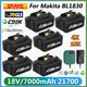 7000mAh per Makita BL1830 18V 7.0Ah batteria agli ioni di litio + caricabatterie BL1860 BL1850 BL1840 BL1840B BL1830 BL1830B BL1815B sostituire la batteria