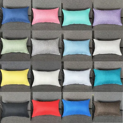 30*50 kissen Fall Einfarbig Kissenbezug Wohnzimmer Sofa Dekorative Platz Kissen Abdeckungen Werfen Image