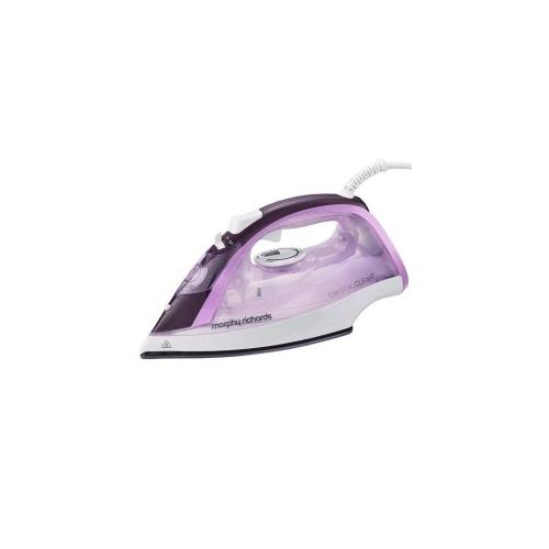 Morphy Richards 300301 Bügeleisen Dampfbügeleisen Keramik-bügelsohle 2400 W Violett, Weiß