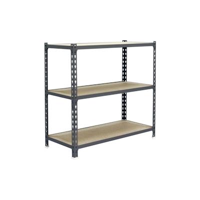 PROREGAL Schwerlastregal SMALL MULI | HxBxT 100x110x30cm | 3 Fachböden | Fachlast 200kg | Grau | Lagerregal Kellerregal Werkstattregal Fachbodenregal Image