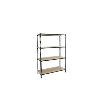 PROREGAL Schwerlastregal MID MULI | HxBxT 150x120x50cm | 4 Fachböden | Fachlast 200kg | Anthrazit | Lagerregal Kellerregal Werkstattregal Image