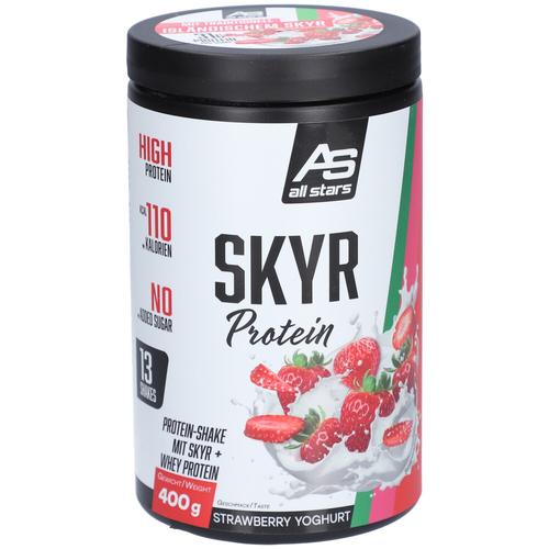 Skyr Protein, Strawberry, 400g 400 g Pulver