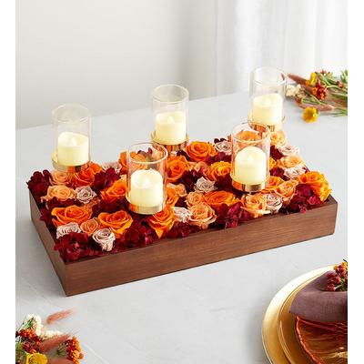 1-800-Flowers Flower Delivery Magnificent Roses Preserved Rustic Blooms Centerpiece