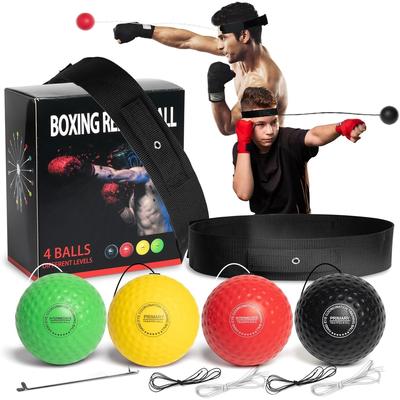 Boxing Ball with Adjustable Strap Family Pack with 4 Balls