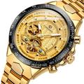 FORSINING Hommes Montre Mécanique Extérieur Sportif Mode Montre Bracelet Remontage automatique Lumineux IMPERMÉABLE Décoration Acier Suivre