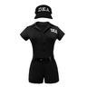 Policier / Policière Bal Masqué Adulte Femme Cosplay Halloween Costume de carnaval facile