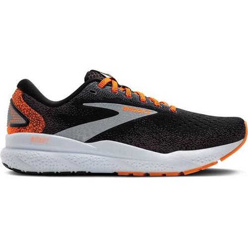 BROOKS Herren Laufschuhe Ghost 16, Größe 45 in Black/Orange/White