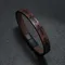 Novel Men Bracciale in pelle Staccabile Magnete Fibbia Punk Croce Braclet Accessori per lui Pulseras