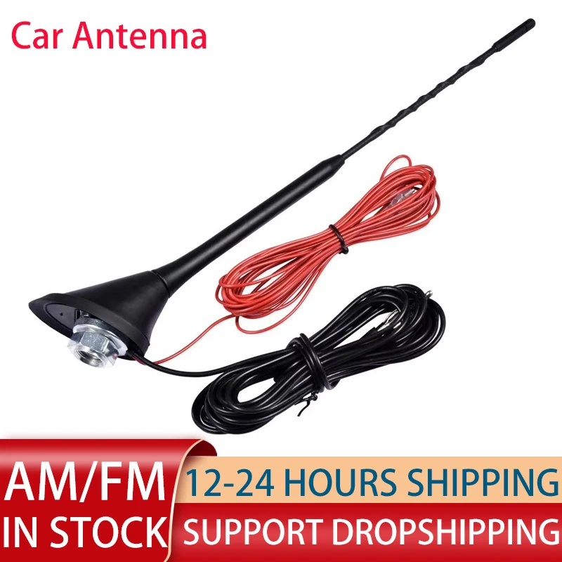 Accessori per auto supporto da tetto universale AM FM Antenna Radio Kit Base Antenna DAB amplificato attivo + Radio FM Antenna per auto Antenna albero