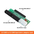 Scheda adattatore per disco rigido IDE da 2.5 pollici da IDE a 3.5 pollici, da 44pin femmina a 40pin maschio da Laptop a Desktop convertitore da piccolo a grande